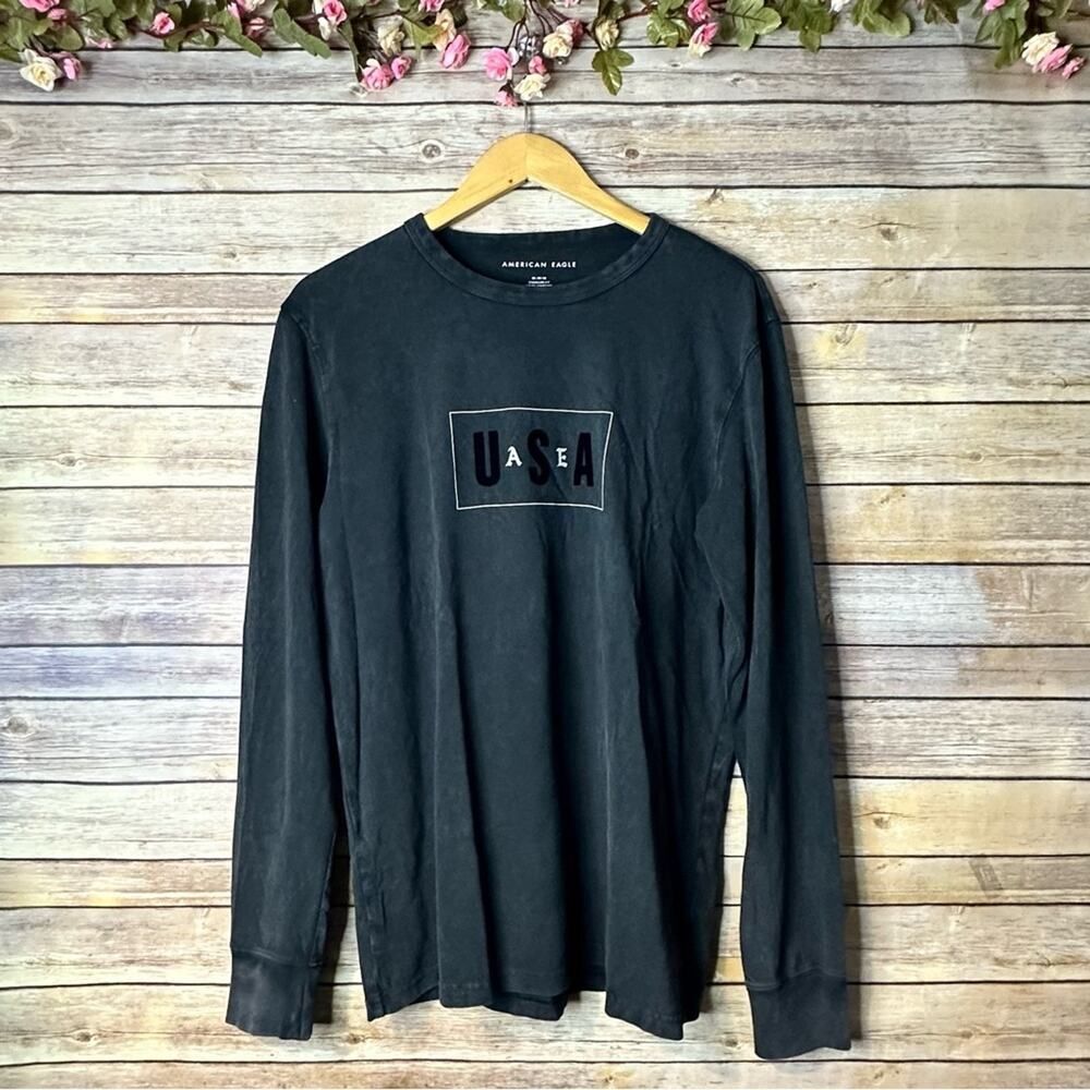 NWT American Eagle USA AE Long Sleeve Shirt